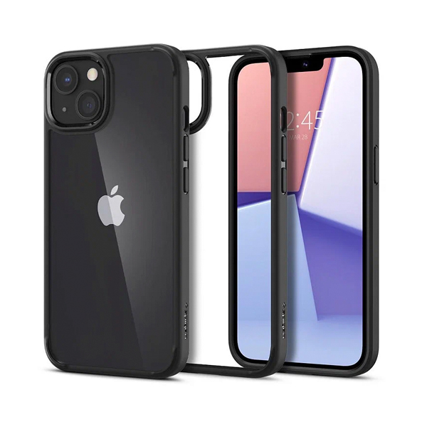 Spigen чехол для iPhone 14 Ultra Hybrid (прозрачный/черный) ACS05041