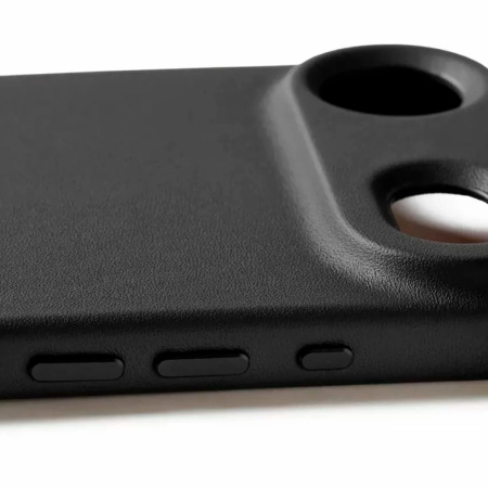 Mujjo чехол для iPhone Air Full Leather Case MagSafe (черный) MUJJO-CL-065-BK