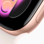 Apple Watch 11 42mm, алюминий, розовый, спортивный розовый ремешок S/M