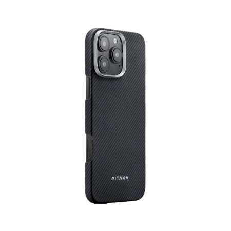 Pitaka чехол для iPhone 16 Pro Max Ultra-Slim Case 600D MagSafe (черный)