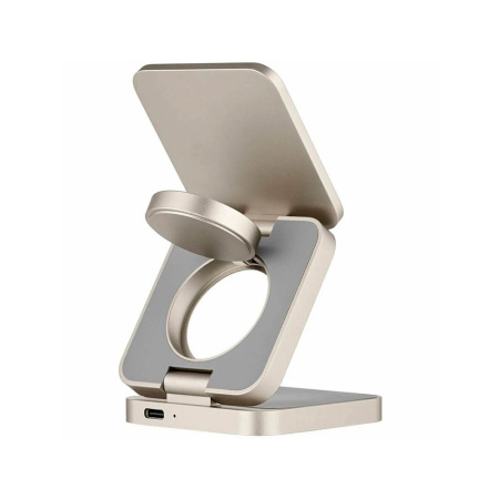 uBear БЗУ Balance 3 в 1 Wireless Charger (бежевый) WL09TN31-ADM