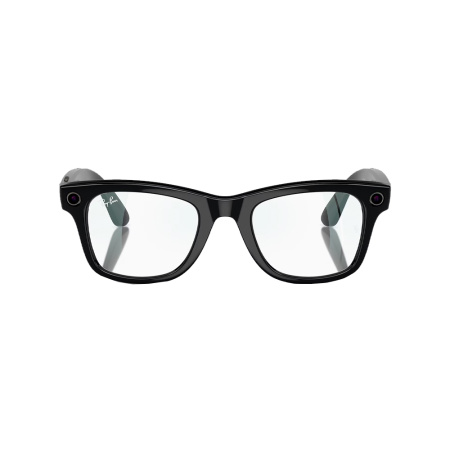 Ray-Ban экшн камера-очки Wayfarer M (Глянцевая черная оправа/Прозрачные линзы) (черный) 601/SB50