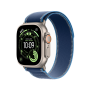 Apple Watch Ultra 3 49mm, натуральный, Trail Loop M/L синий ремешок