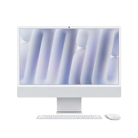 Apple iMac 24" 2024 M4 10CPU/10GPU/16GB/256GB SSD (серебристый)