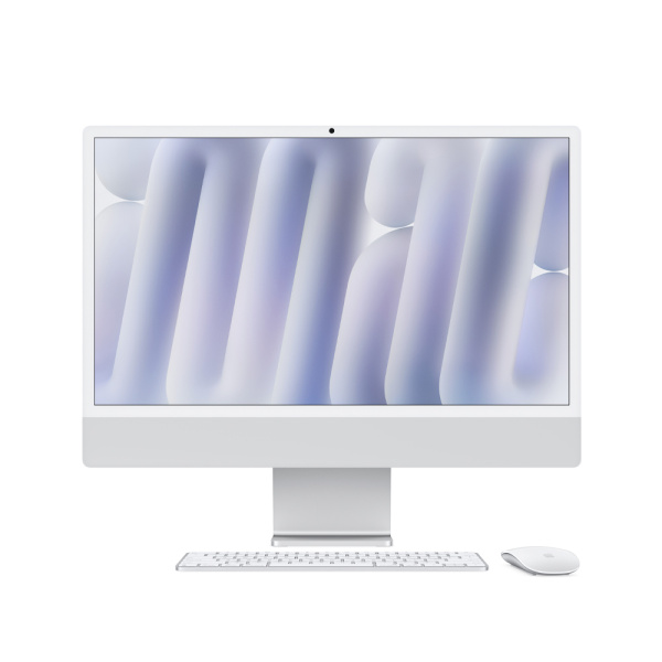 Apple iMac 24" 2024 M4 10CPU/10GPU/16GB/256GB SSD (серебристый)