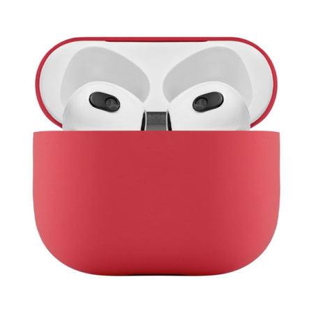 uBear чехол для AirPods 3 cиликоновый (красный) CS64RR04-AP21
