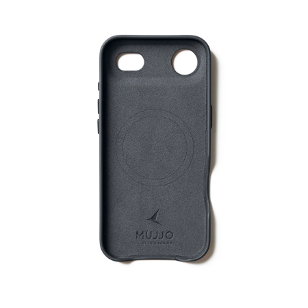 Mujjo чехол для iPhone Air Full Leather Case MagSafe (темно-синий) MUJJO-CL-065-BS