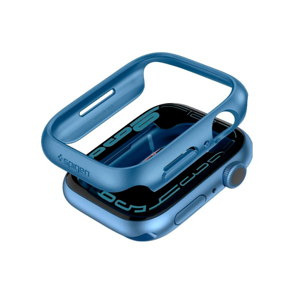 Spigen чехол Thin Fit для Apple Watch 45 (синий) ACS04176