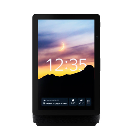 Yandex умная колонка с экраном с поддержкой ZigBee Яндекс.Станция Дуо Макс (черный) YNDX-00055BLK