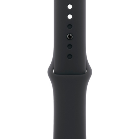 Apple Watch 11 42mm, алюминий, серый космос, спортивный черный ремешок S/M