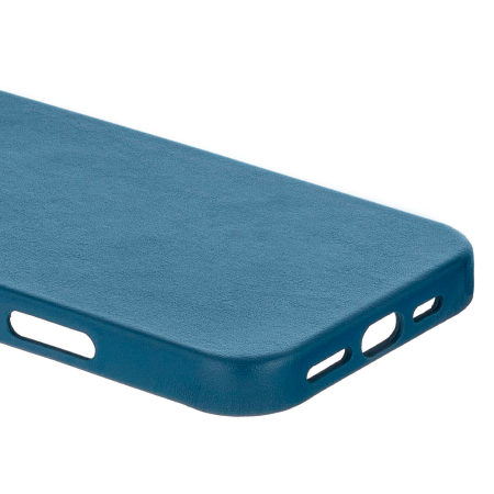 uBear чехол кожаный для iPhone 16 Pro Max Capital Case MagSafe (синий) CS456DB69PCP-I24M
