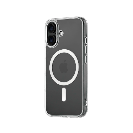 uBear чехол для iPhone 16 Real Mag Case MagSafe (прозрачный) CS395TT61RL-I24M