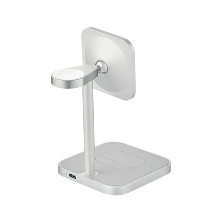 uBear БЗУ Evoke 3 в 1 Qi2 Wireless Charger (серебристый) WL14SL31-AW