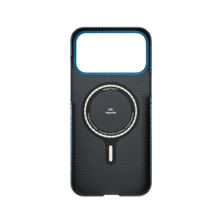 Pitaka чехол для iPhone 17 Pro Max Ultra-Slim Case PitaTap Moonrise MagSafe (синий)