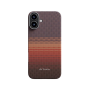 Pitaka чехол для iPhone 16 Tactile Woven Case Sunset MagSafe (принт) KI1601U