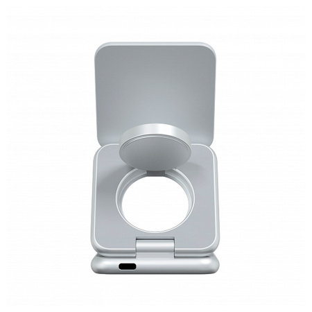 Magssory БЗУ Fold Pro Qi2 3 в 1 (серебристый) WCH063s