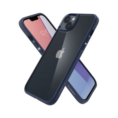 Spigen чехол для iPhone 14 Ultra Hybrid (прозрачный/синий) ACS05045