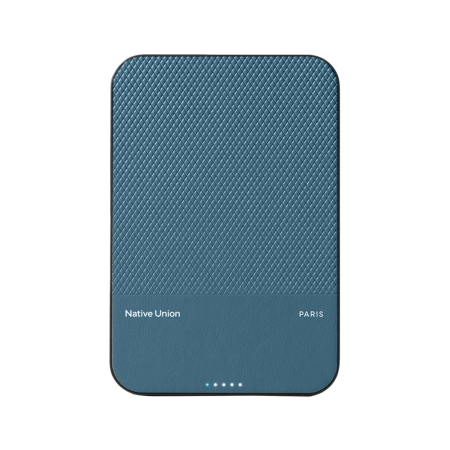 Native Union внешний аккумулятор MagSafe (Re)Classic Qi2 5000mAh (синий) PB-5KMS-NAV-Q2