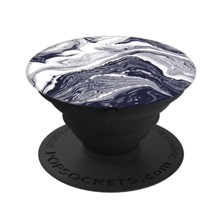 Popsockets держатель для телефона (Black White Marble) 101330