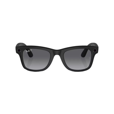 Ray-Ban экшн камера-очки Wayfarer M (Матовая черная оправа/Polar Gradient Graphite) (черн) 601ST350
