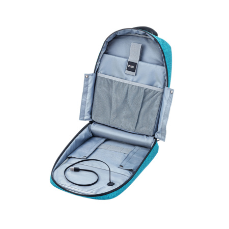 PixelBag рюкзак 15" с LED-дисплеем Pixel Max Indigo (синий) + внешний павербанк GOLF 10000 mAh