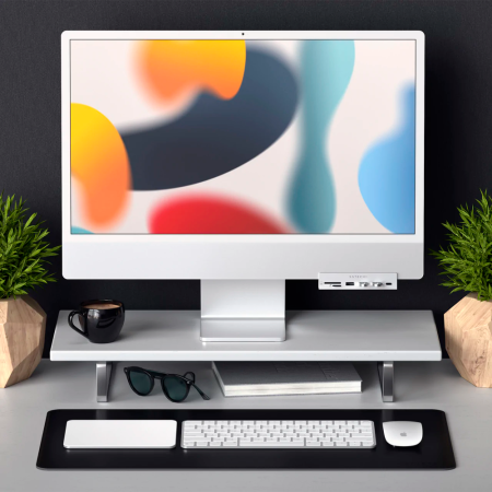 Satechi хаб для iMac 24 Clamp Hub (серебристый) ST-UCICHS