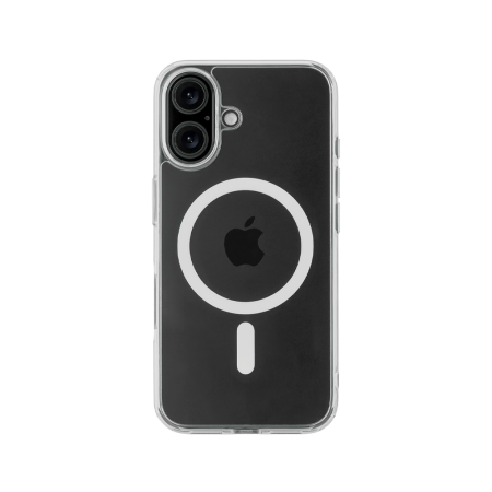 uBear чехол для iPhone 16 Real Mag Case MagSafe (прозрачный) CS395TT61RL-I24M