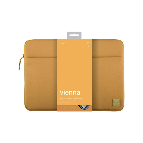 Uniq чехол-папка для MacBook 14.2 Vienna Protectiv Nylon Laptop (желтый) VIENNA(14)-CYELLOW