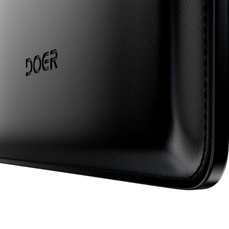 Doer чехол-папка для MacBook 14.2 из натуральной кожи (черный)