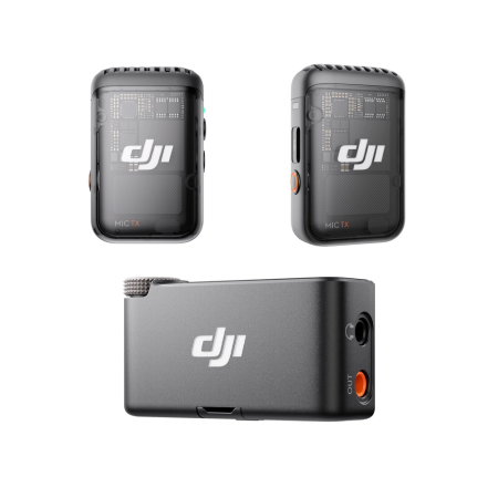 DJI петличный микрофон беспроводной MIC (2 TX + 1 RX) (черный)