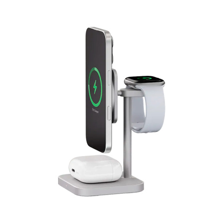 uBear БЗУ Evoke 3 в 1 Qi2 Wireless Charger (серебристый) WL14SL31-AW