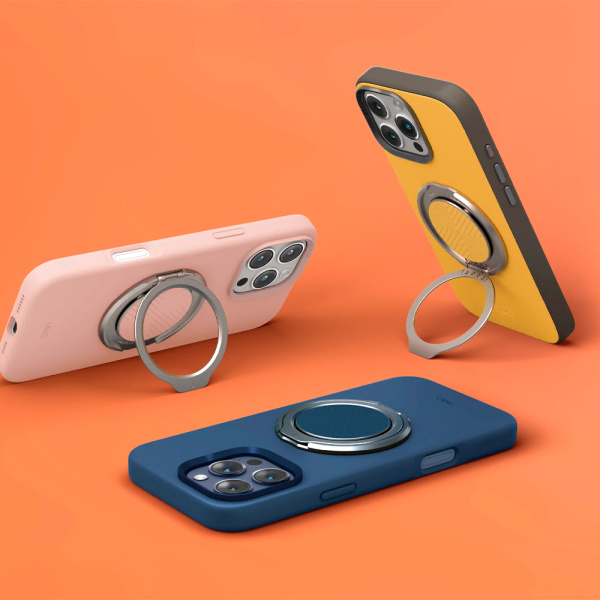 Uniq кольцо держатель GripFit Classic 360 Carbon MagSafe (черный) GRIPFITPRE-CBLACK