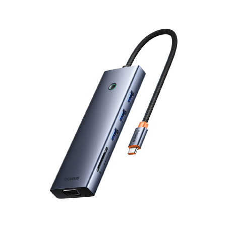 Baseus хаб UltraJoy 10-port Type-C Hub Adapter (серый) B0005280C811-00