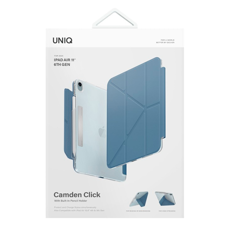 Uniq чехол для iPad Air 11 Camden Click (синий) PDA11(2024)-CAMSBLU