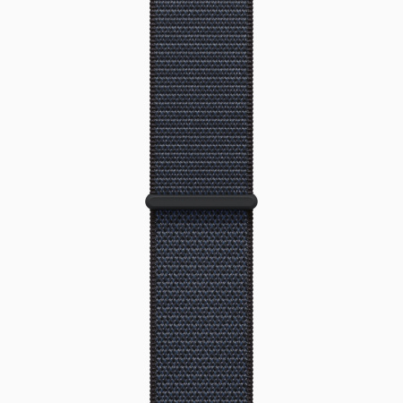 Apple Watch 10 42mm, алюминий, черный, нейлоновый черный ремешок