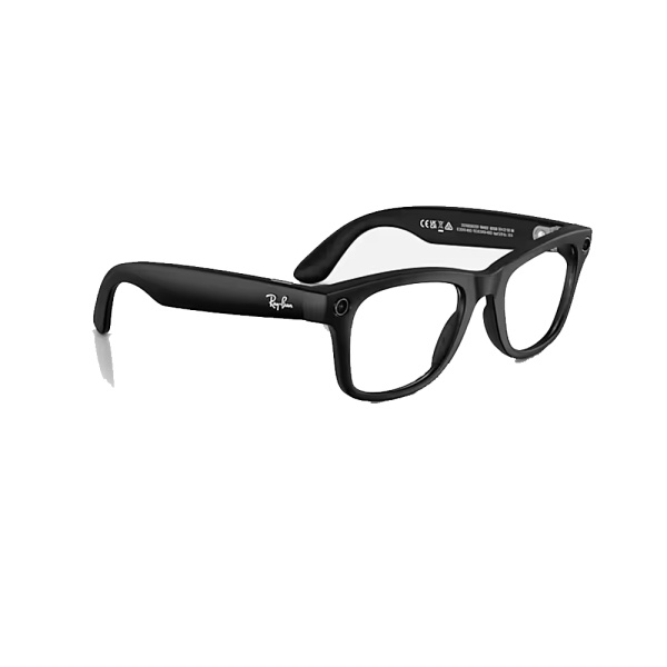 Ray-Ban экшн камера-очки Wayfarer Gen 2 M (Матовая черная оправа/Серый хамелеон) (черный)