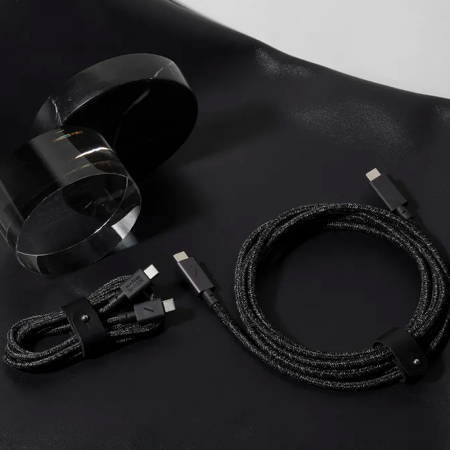 Native Union кабель Type-C/Type-C Belt 1.2м (черный) BELT-C-CS-BLK-2-NP
