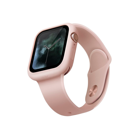 Uniq чехол для Apple Watch - 44 mm LINO Pink (розовый) 44MM-LINOPNK