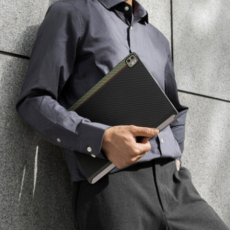 Pitaka чехол для iPad Pro 11 (2021) Overture (черно-серый в полоску) FOD2101P