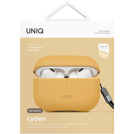 Uniq чехол для AirPods Pro 2 Lyden DS (желтый) AIRPODSPRO2-LDSCYELFGRY