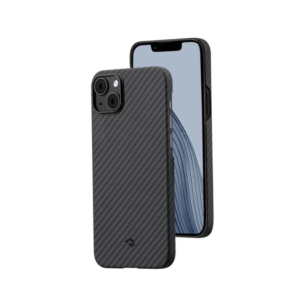 Pitaka чехол для iPhone 14 Plus MagEZ Case 3 1500D MagSafe (черно-серый в полоску) KI1401M