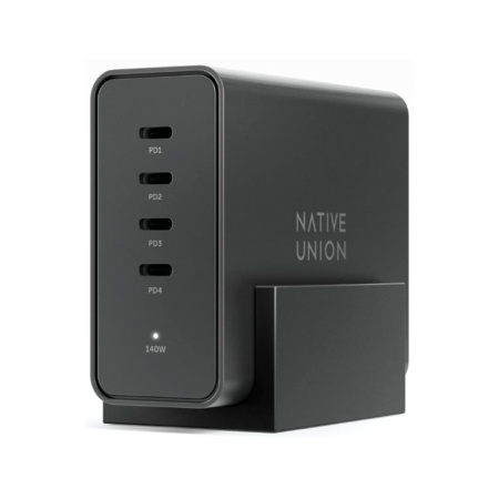 Native Union СЗУ PD Fast GaN Charger 140W 4x Type-C (черный) FAST-PD140-BLK-EU