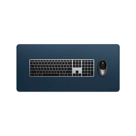 Satechi коврик для мыши 68 х 31,4 Vegan-Leather Premium Desk Mat (синий) ST-LPDMB