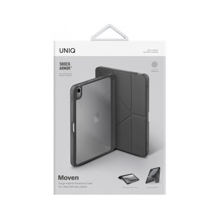 Uniq чехол для iPad 11 (2025) Moven (серый) PDP11G(2025)-MOVGRY