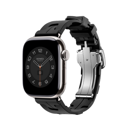 Apple ремешок Hermes Noir Kilim 46/49 мм (черный) MXJN3ZM/A