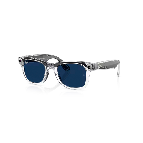 Ray-Ban экшн камера-очки Wayfarer Limited Edition M (Синие линзы хамелеон) (прозрачный) 602_MF50