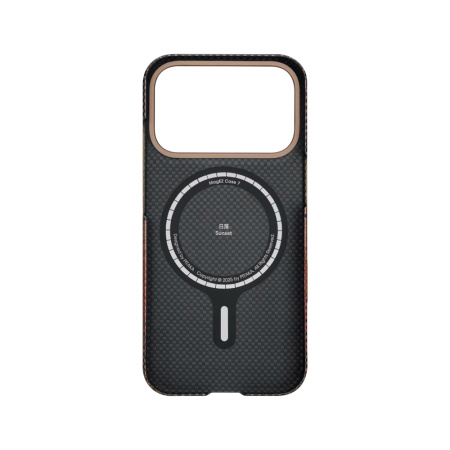 Pitaka чехол для iPhone 17 Pro Ultra-Slim Case PitaTap Sunset MagSafe (красный)