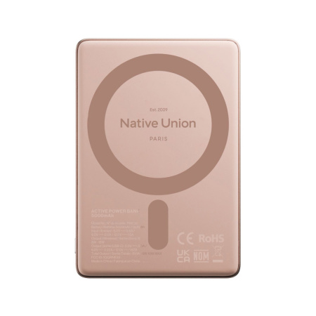 Native Union внешний аккумулятор MagSafe Active 5000mAh (абрикосовый) ACTPB-5KMS-APR