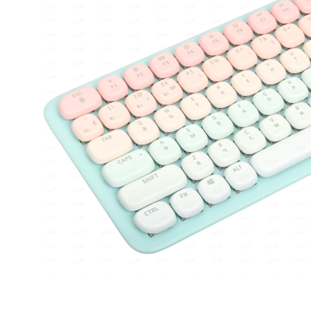 Ugreen клавиатура беспроводная FUN+ Rus (розовый) 15227_