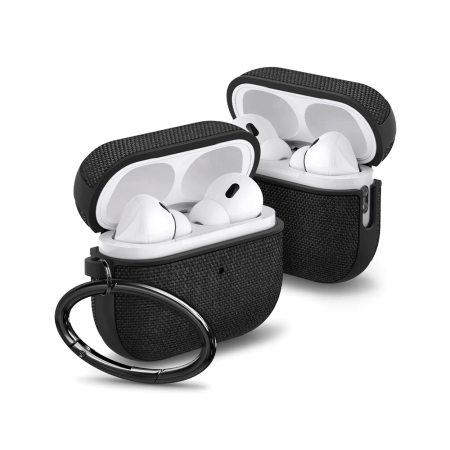 Spigen чехол для AirPods Pro 2 Urban Fit с карабином (черный) ACS05483